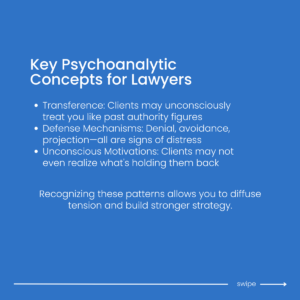 psychoanalytic strategies for lawyers