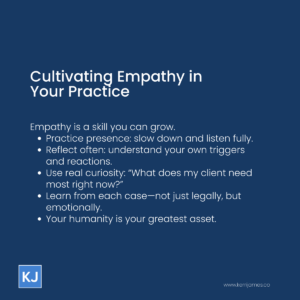 Empathetic legal counsel