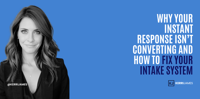 Kerri James | The "Cold Bot" Trap: Why Your Instant Response is Losing You Cases cold bot